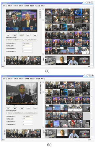 视频摘要生成系统示意图(a) 基于镜头的视频摘要 (b) 基于故事单元的视频摘要